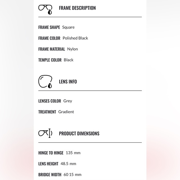 Ray Ban Boyfriend polarized square sunglasses. - Picture 9 of 9